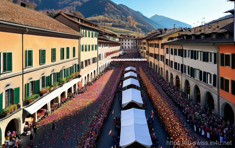 스위스 민족 구성과 특징 - **Elegant Romandie by Lake Geneva:**
    "An elegant and serene landscape depicting French-speaking ...