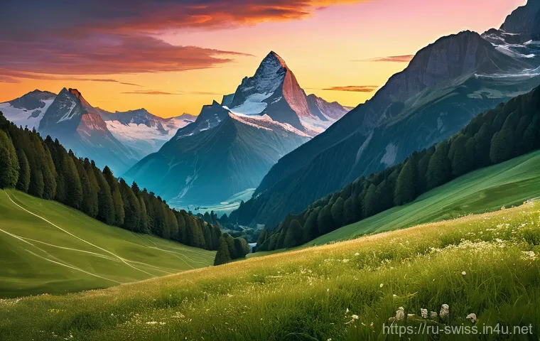 스위스 연방의 탄생과 발전 - **Prompt 1: The Birth of a Confederation in the Alps**
    A highly detailed, cinematic wide-shot di...